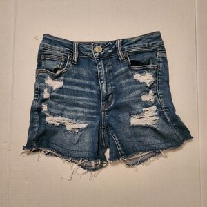 American Eagle Distressed denim‎ shorts